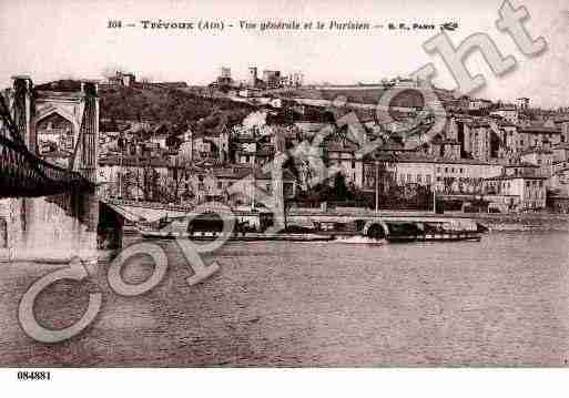 Ville de TREVOUX, carte postale ancienne