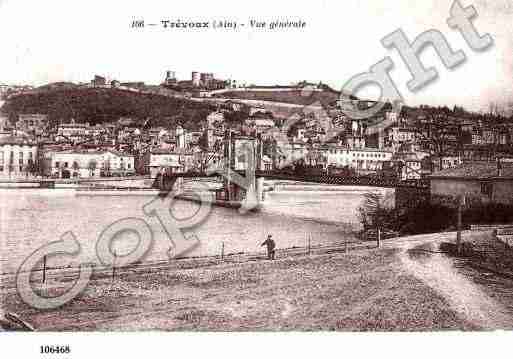 Ville de TREVOUX, carte postale ancienne