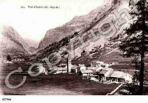 Ville de VALD'ISERE, carte postale ancienne