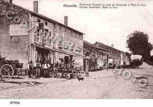 Ville de VIONVILLE, carte postale ancienne