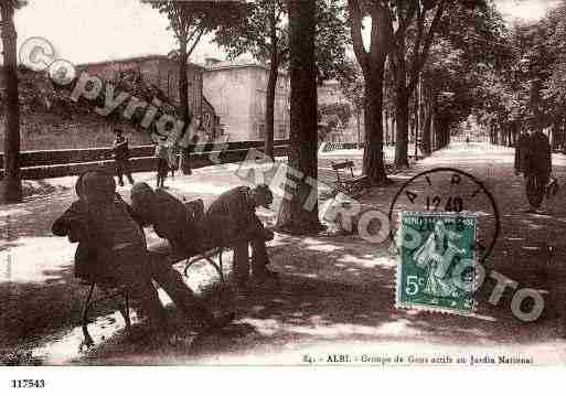 Ville de ALBI, carte postale ancienne