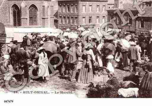 Ville de AULT, carte postale ancienne