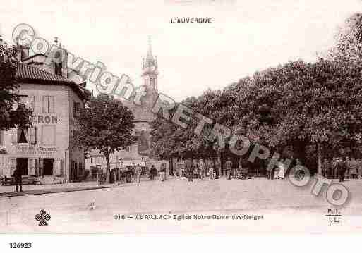 Ville de AURILLAC, carte postale ancienne