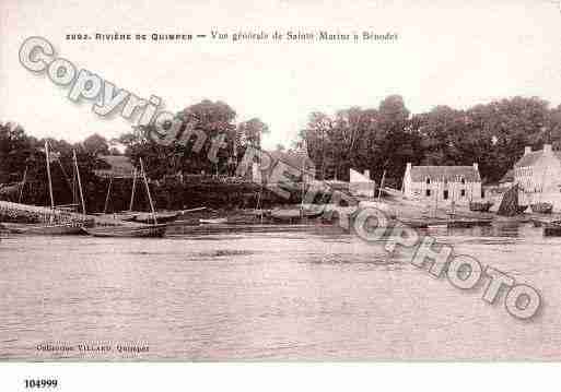 Ville de BENODET, carte postale ancienne