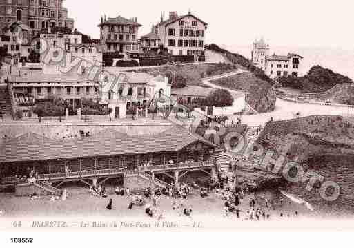 Ville de BIARRITZ, carte postale ancienne