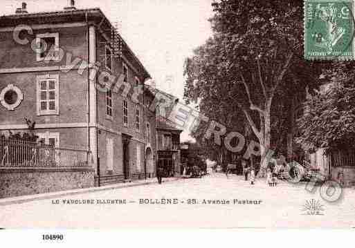 Ville de BOLLENE, carte postale ancienne