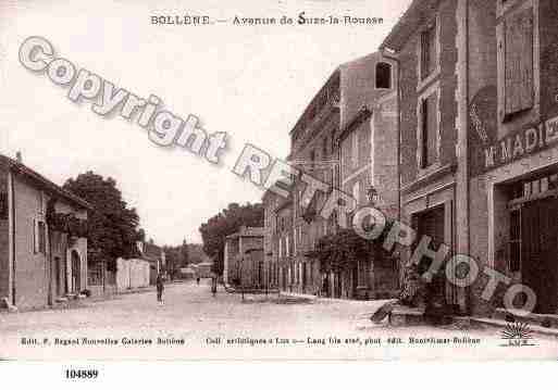 Ville de BOLLENE, carte postale ancienne