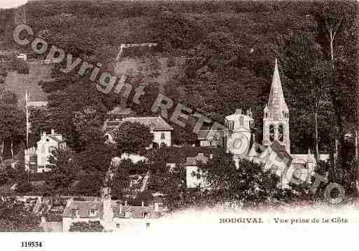 Ville de BOUGIVAL, carte postale ancienne