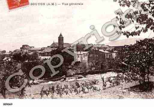 Ville de BOUYON, carte postale ancienne