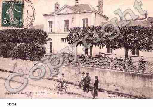 Ville de BREUXJOUY, carte postale ancienne