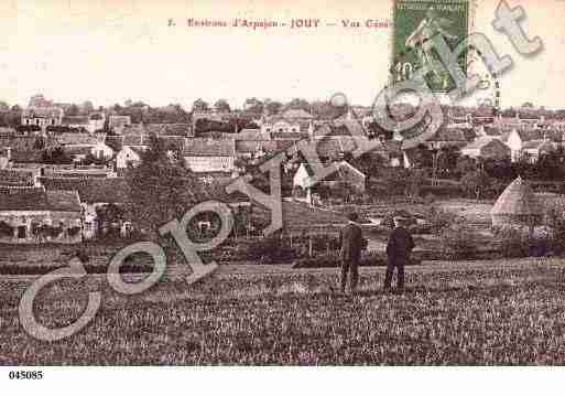 Ville de BREUXJOUY, carte postale ancienne