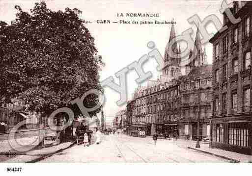 Ville de CAEN, carte postale ancienne