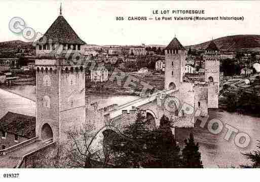 Ville de CAHORS, carte postale ancienne