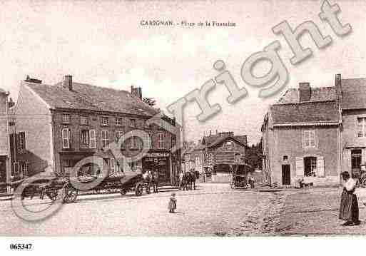 Ville de CARIGNAN, carte postale ancienne