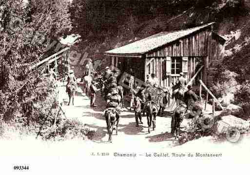 Ville de CHAMONIXMONTBLANC, carte postale ancienne