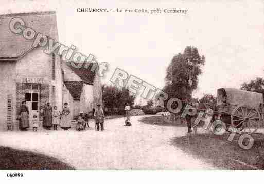 Ville de CHEVERNY, carte postale ancienne