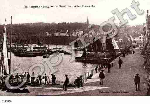 Ville de DOUARNENEZ, carte postale ancienne