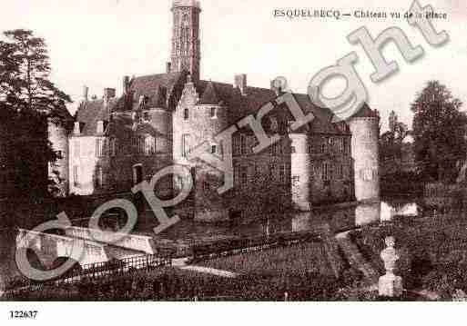 Ville de ESQUELBECQ, carte postale ancienne