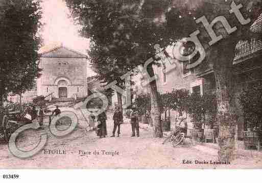 Ville de ETOILESURRHONE, carte postale ancienne