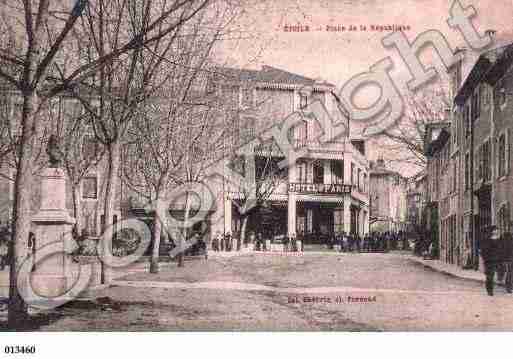 Ville de ETOILESURRHONE, carte postale ancienne