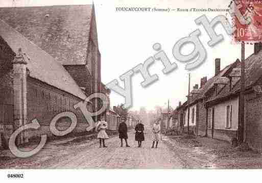 Ville de FOUCAUCOURTENSANTERRE, carte postale ancienne