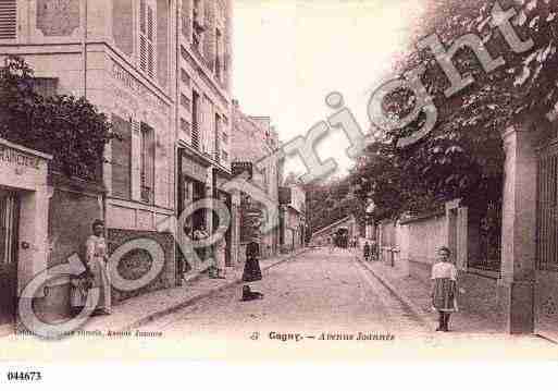 Ville de GAGNY, carte postale ancienne