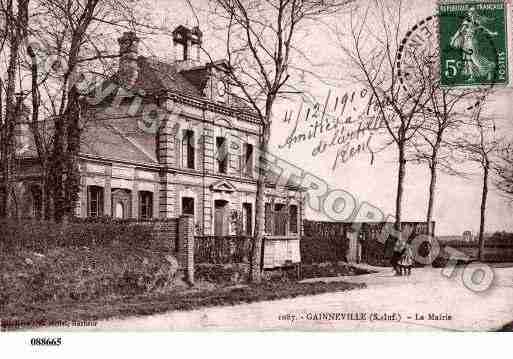 Ville de GAINNEVILLE, carte postale ancienne