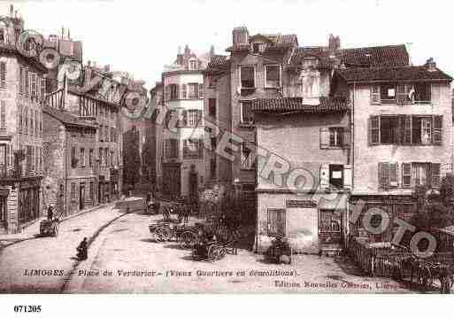 Ville de LIMOGES, carte postale ancienne