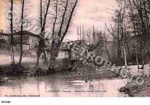 Ville de LUCHAPT, carte postale ancienne