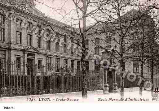 Ville de LYON, carte postale ancienne