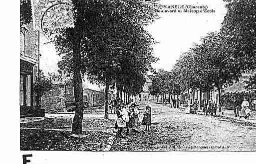 Ville de MANSLE, carte postale ancienne