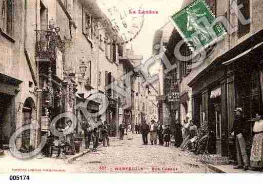 Ville de MARVEJOLS, carte postale ancienne