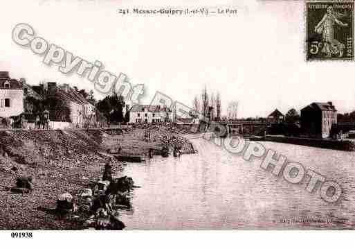 Ville de MESSAC, carte postale ancienne