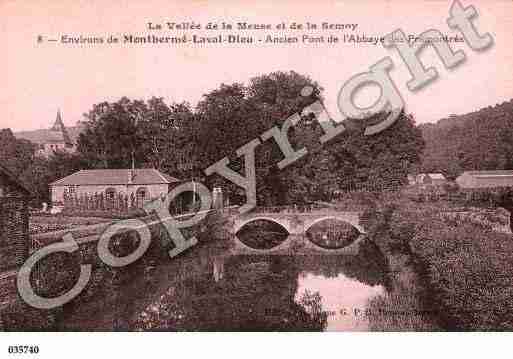 Ville de MONTHERME, carte postale ancienne