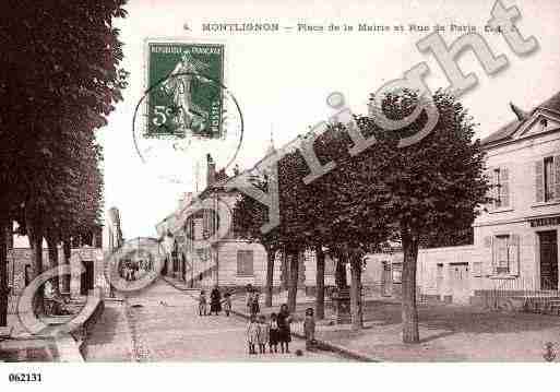 Ville de MONTLIGNON, carte postale ancienne