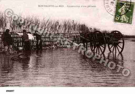 Ville de MONTMARTINSURMER, carte postale ancienne