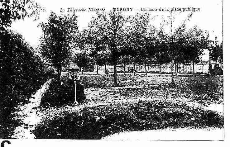 Ville de MORGNYenTHIERACHE, carte postale ancienne