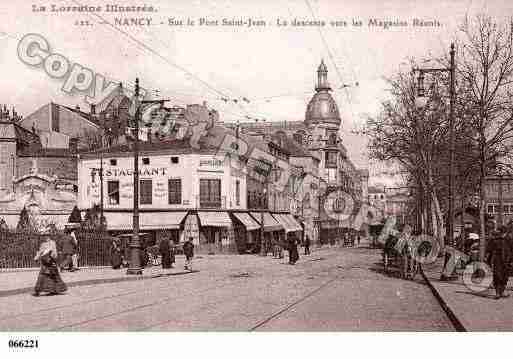 Ville de NANCY, carte postale ancienne