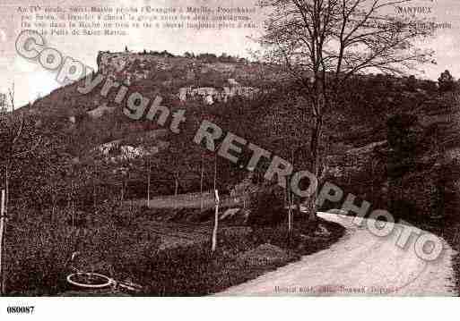 Ville de NANTOUX, carte postale ancienne