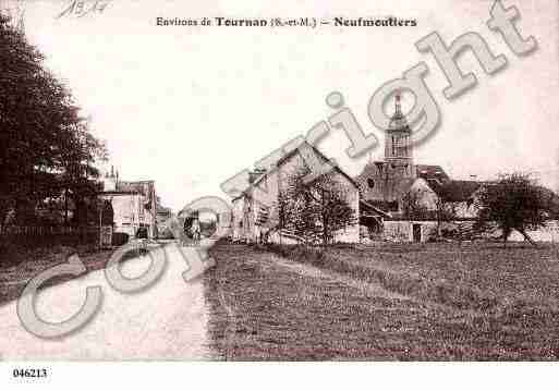 Ville de NEUFMOUTIERSENBRIE, carte postale ancienne