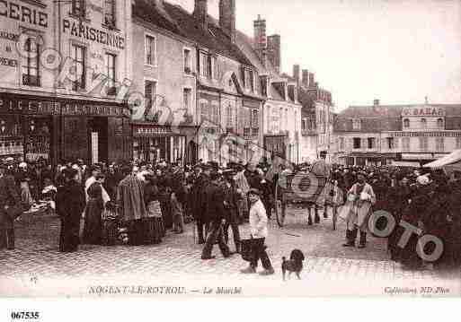 Ville de NOGENTLEROTROU, carte postale ancienne