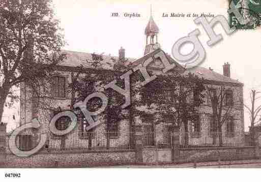 Ville de ORPHIN, carte postale ancienne