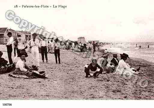 Ville de PALAVASLESFLOTS, carte postale ancienne