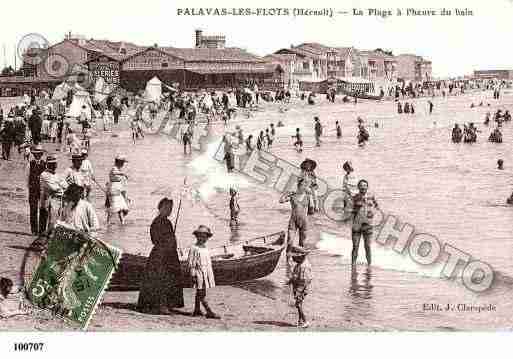 Ville de PALAVASLESFLOTS, carte postale ancienne