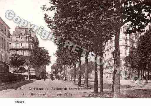 Ville de PARIS12, carte postale ancienne