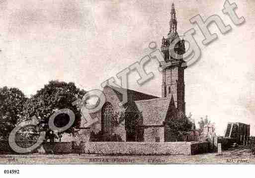 Ville de PLOUZEVEDE, carte postale ancienne