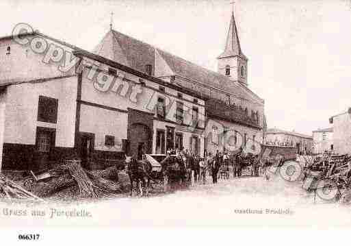 Ville de PORCELETTE, carte postale ancienne