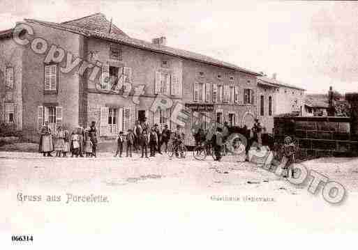 Ville de PORCELETTE, carte postale ancienne