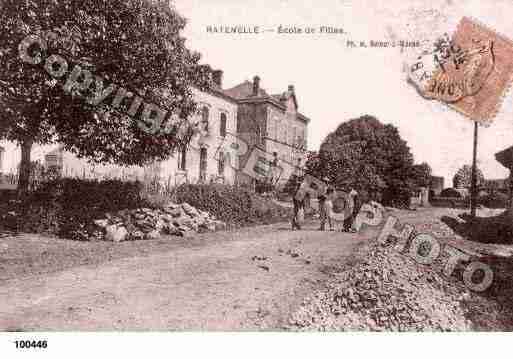 Ville de RATENELLE, carte postale ancienne