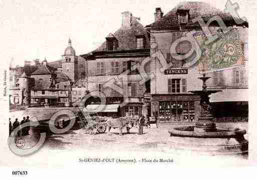 Ville de SAINTGENIEZD'OLT, carte postale ancienne